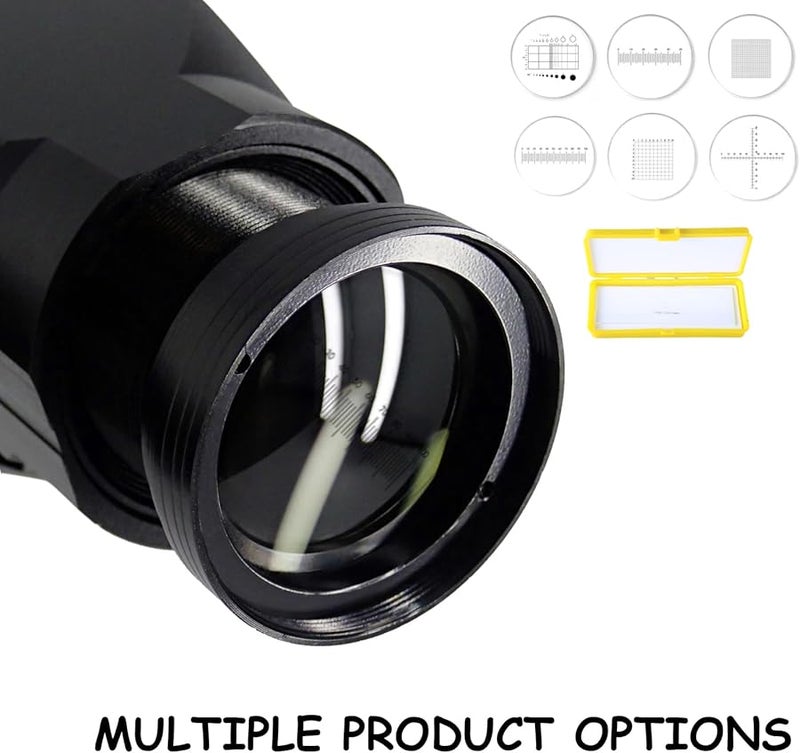 Microscope Calibration Slide Stage Micrometer Ocular Reticle C4 Color - Image 2